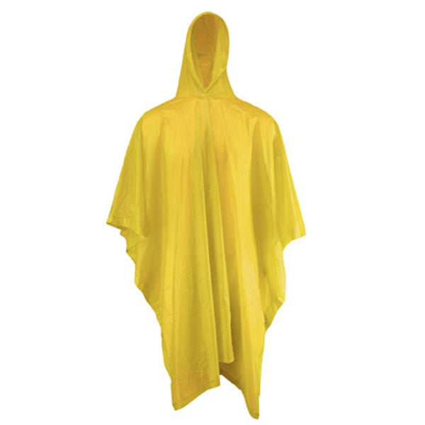 West Chester 49106/Y Rain Poncho, Yellow, 50 Inch x 80 Inch