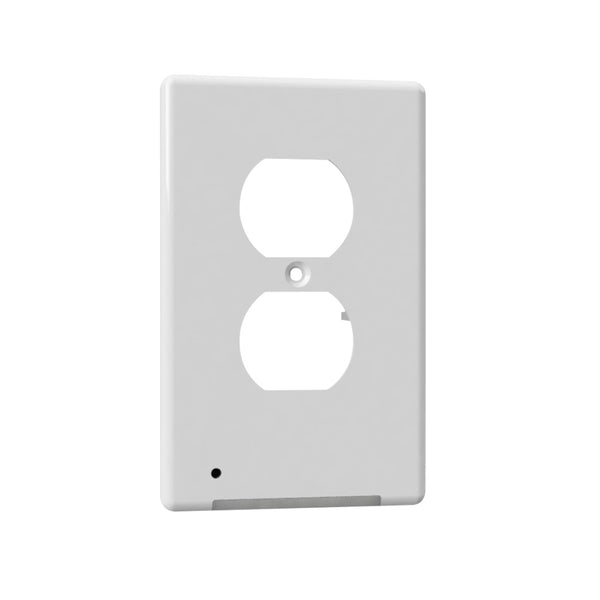Westek LCR-CCDO-W LumiCover Duplex Nightlight Wall Plate