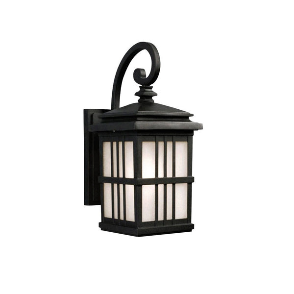Westinghouse 64002 LED Wall Lantern with Frosted Glass, Oil Rubbed Bronze, 9W