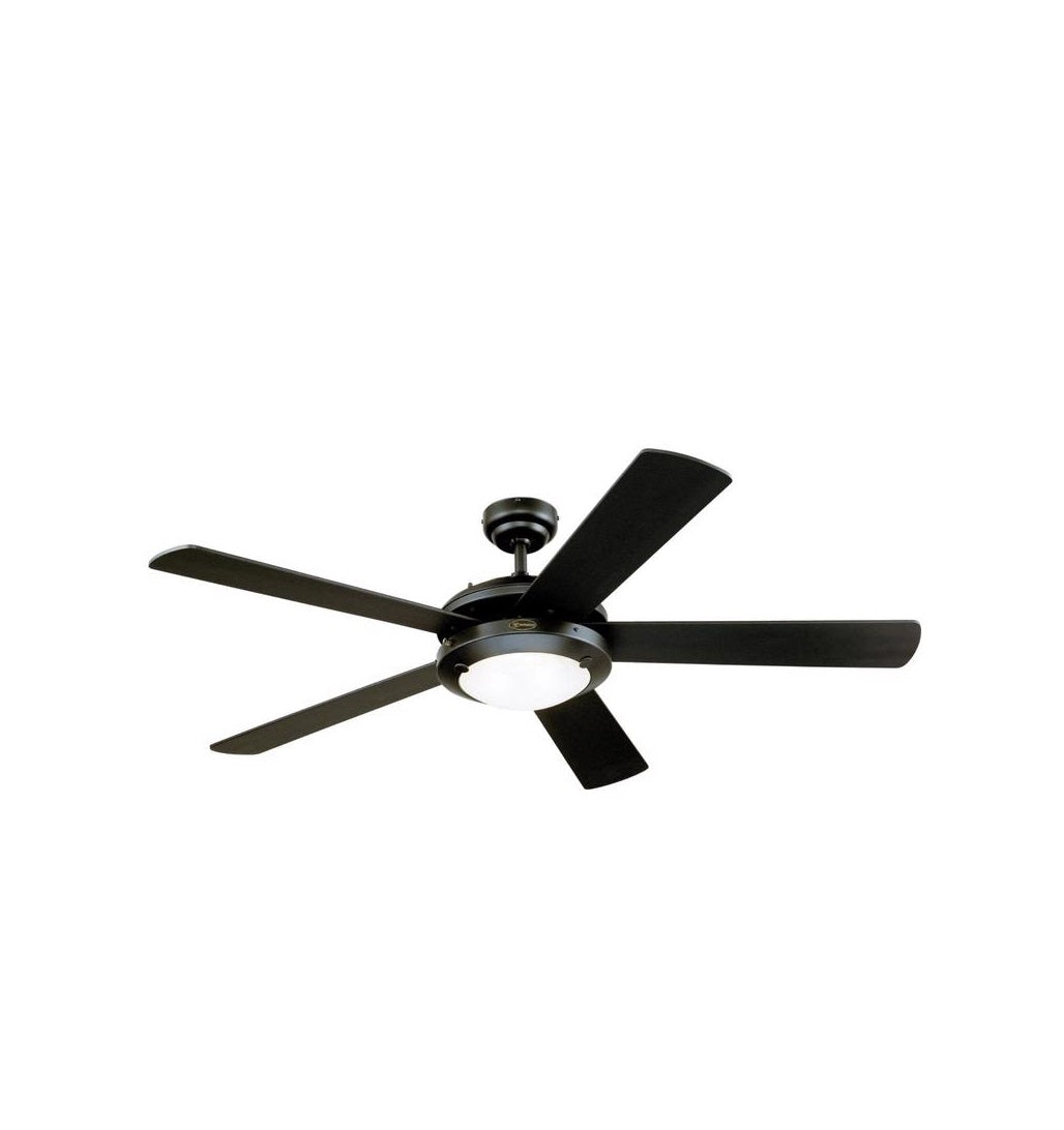 Westinghouse 72242 Comet Indoor Ceiling Fan, Black, 52 inch