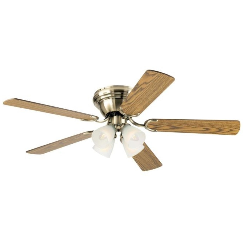 Westinghouse 72322 Contempra IV Ceiling Fan, Antique Brass