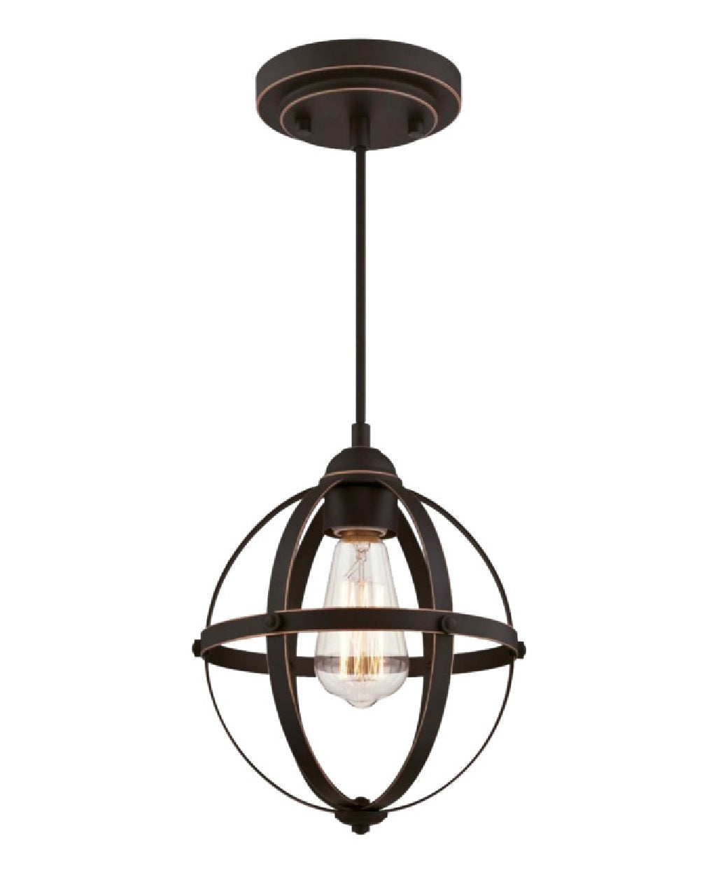 Westinghouse 63619 Mini Pendant Light, 60 watts, Brown