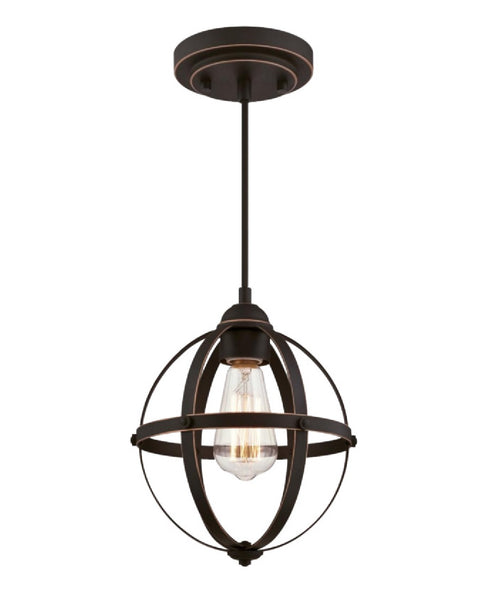 Westinghouse 63619 Mini Pendant Light, 60 watts, Brown