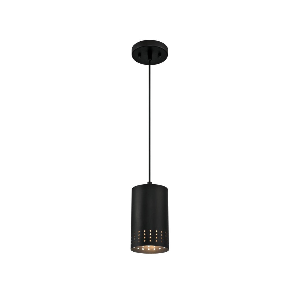 Westinghouse 63566 Phelps 1 lights Mini Pendant Light, Matte Black