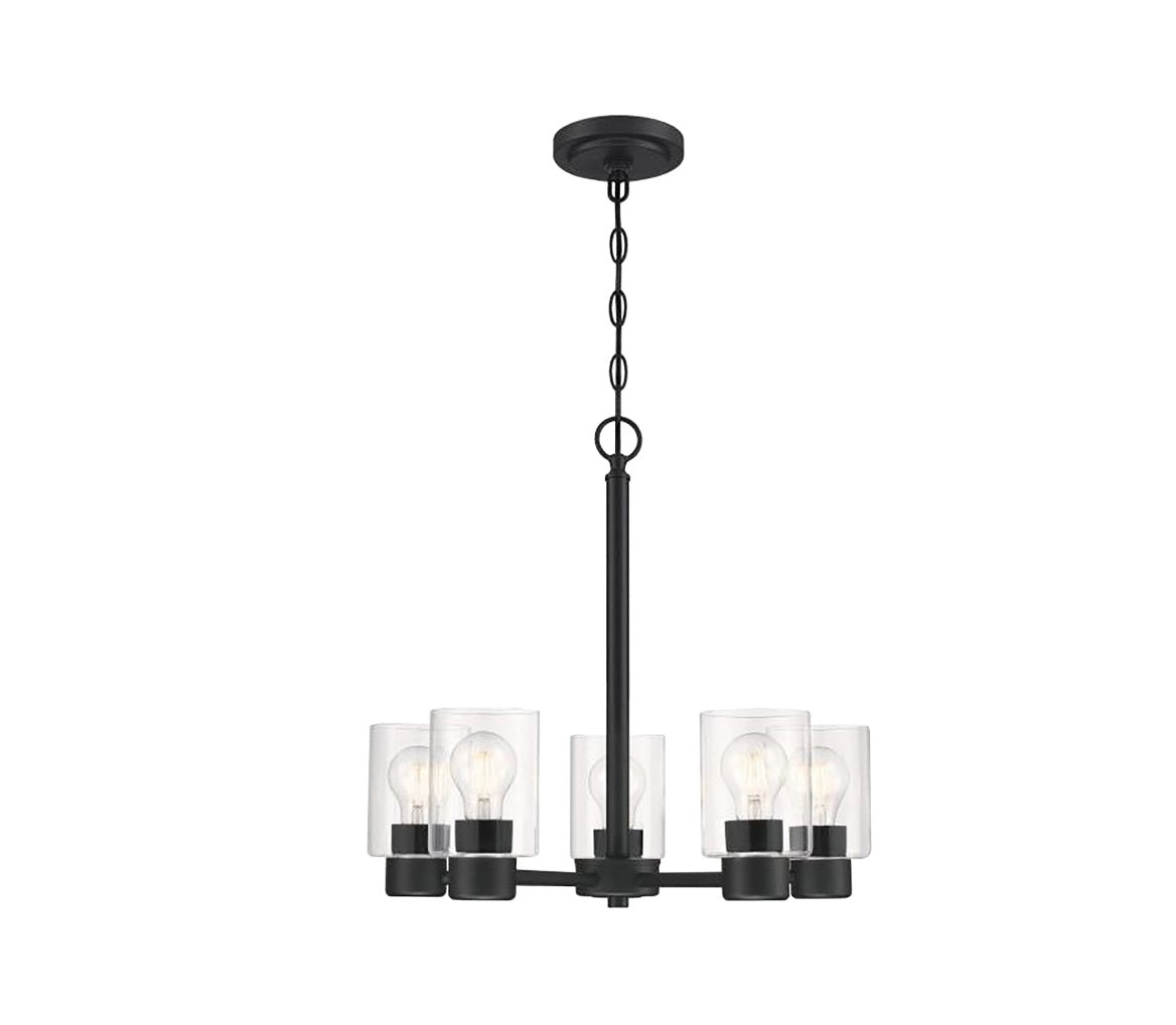 Westinghouse 61153 Sylvestre Series Chandelier, 1-Tier, 5-Lamp