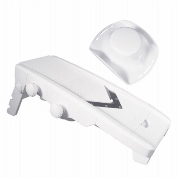 Weston 16-0501-W V-Slice With Sturdy Foldable Base & Blade Storage Box