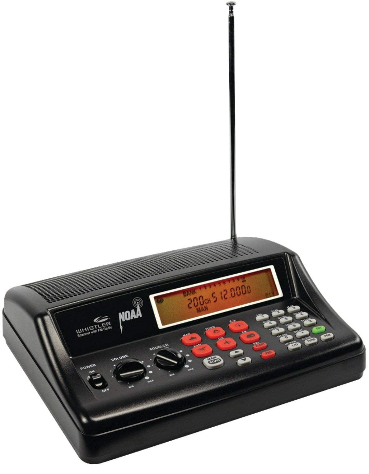 Whistler WHIWS1025 Analog Desktop Radio Scanner, Black