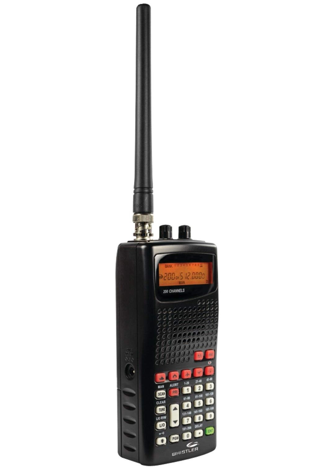 Whistler WHIWS1010 Analog Hand Held Radio Scanner, Black