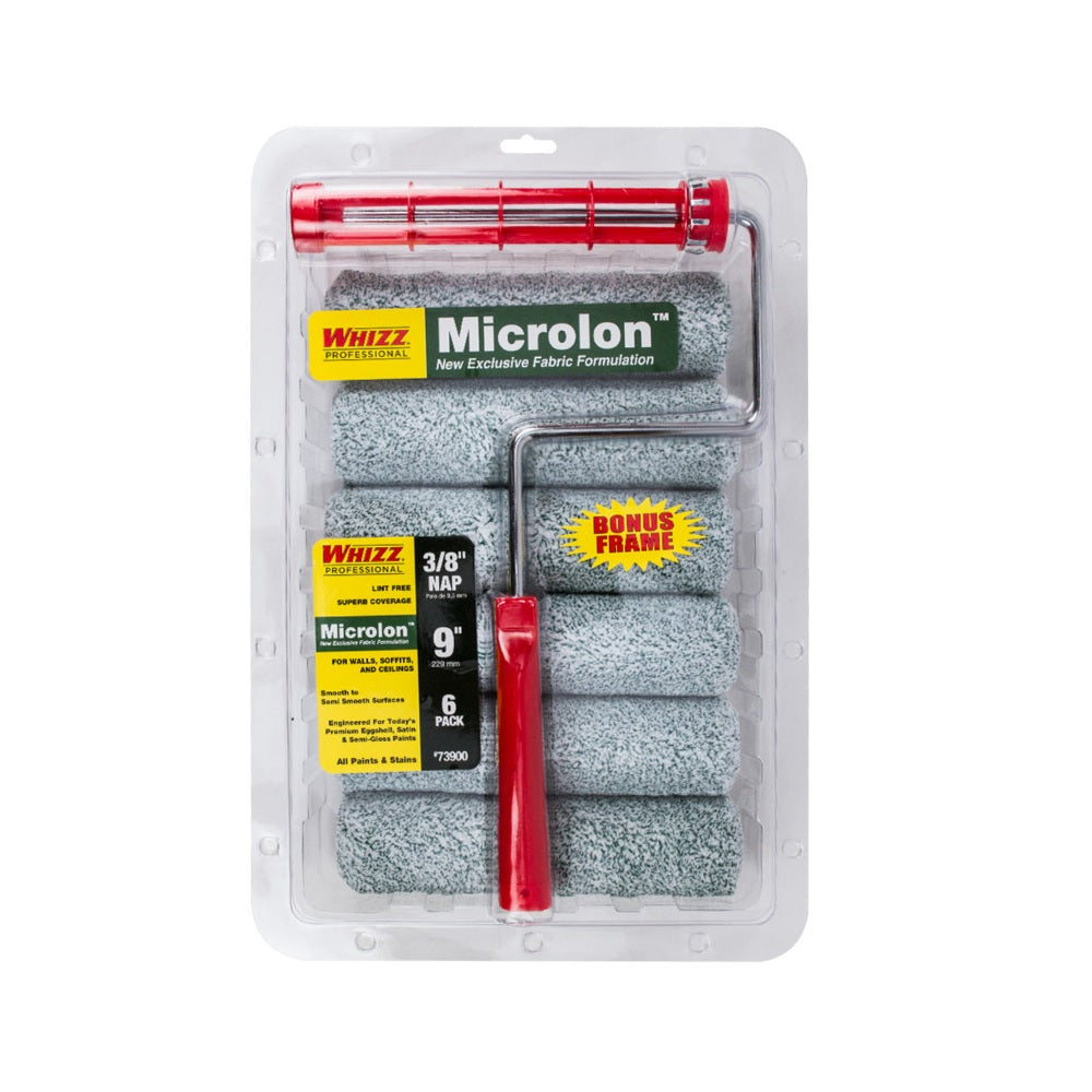 Whizz 73900F Microlon Roller Cover, 9" x 3/8"