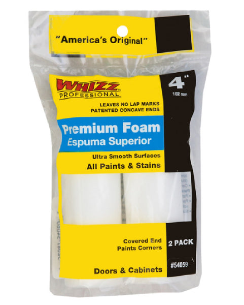 Whizz 54059 Premium Concave Foam, White, 4 Inch