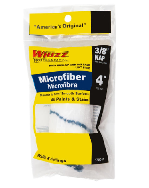 Whizz 70011 XtraSorb Microfiber Jumbo Paint Roller Cover Refill, 4 Inch
