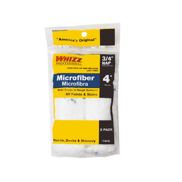 Whizz 74018 Xtrasorb Microfiber Roller, 4" x 3/4"