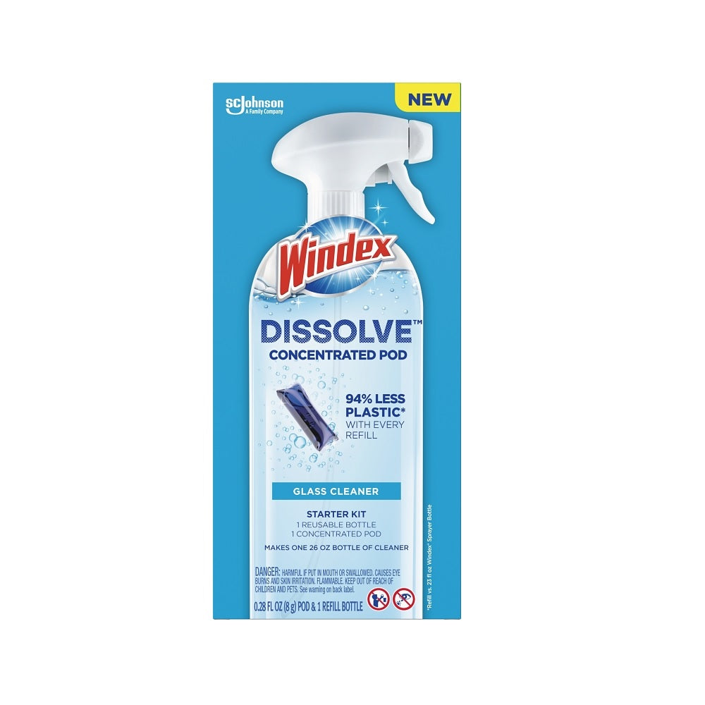 Windex 00398 Dissolve Concentrated Cleaner Starter Kit, 0.28 Ounce
