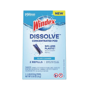 Windex 00399 Dissolve Concentrated Pod Refill, 2 Count