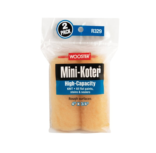 Wooster R329-4 Mini-Koter Mini-Roller Cover, 3/4 inch X 4 inch