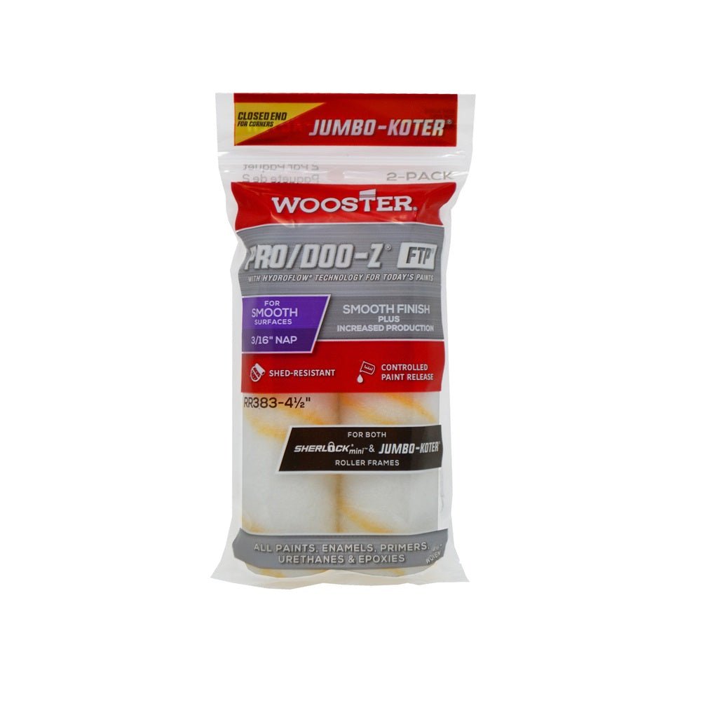 Wooster RR383-4 1/2 Jumbo-Koter Pro/Doo-Z FTP Paint Roller Cover