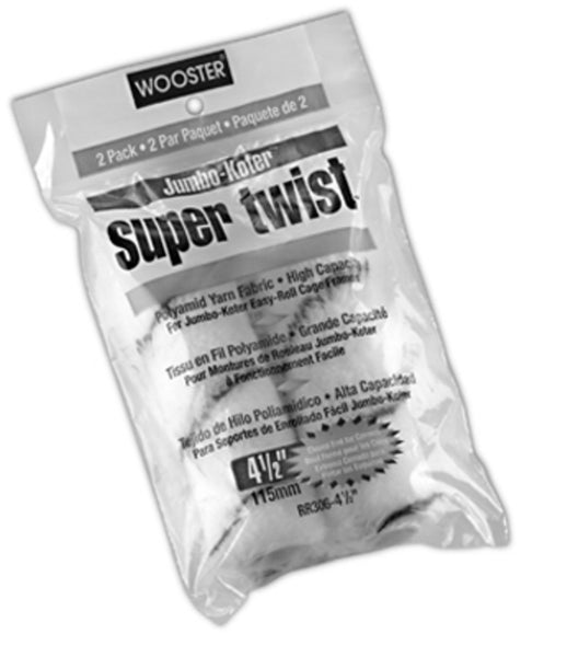 Wooster RR334-4 1/2 Jumbo-Koter Super Twist Paint Roller Cover, 4-1/2 Inch