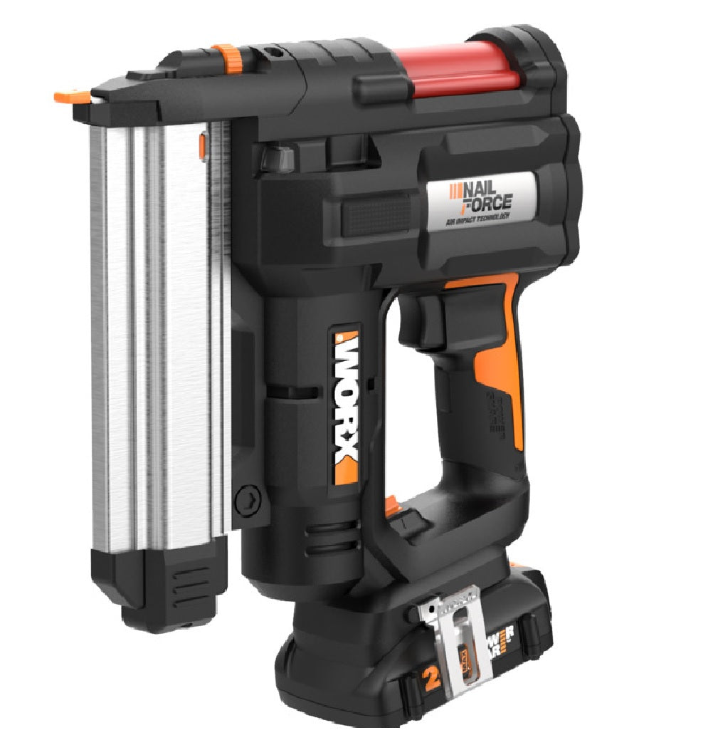 Worx WX840L Cordless Brad Nailer and Staple Gun, 20 Volt