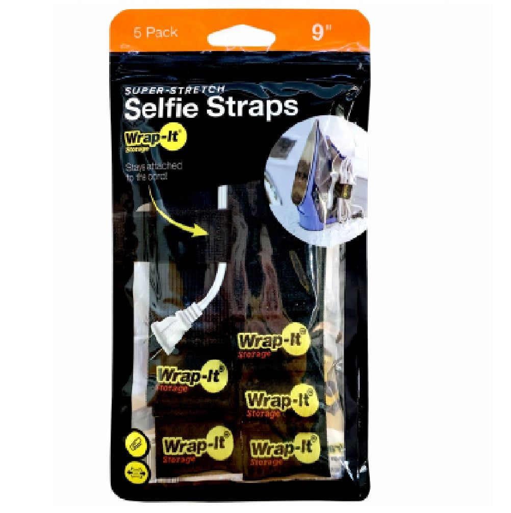 Wrap-It Storage 705-SE-09B Selfie Straps, 9 Inch
