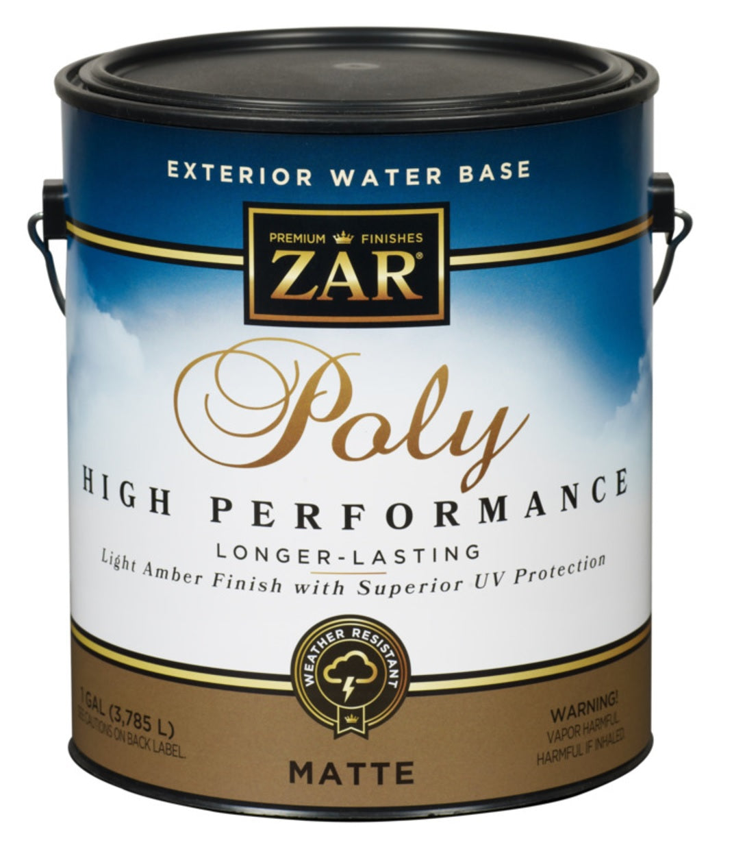ZAR 34913 Exterior Water-Based Polyurethane, 1 Gallon