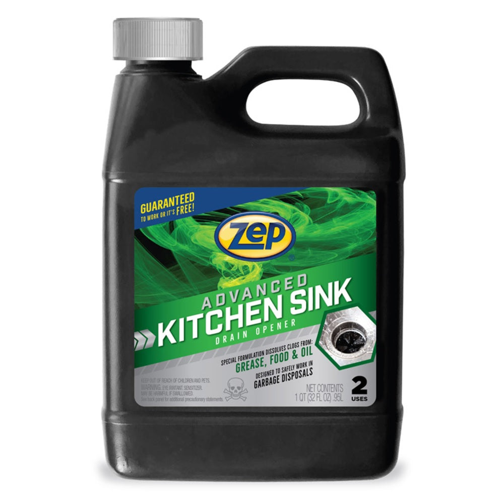 Zep U49710 Advanced Kitchen Drain Opener, 32 Oz