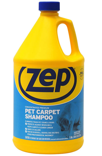 Zep ZUPPC128 Pet Carpet Shampoo, Gallon