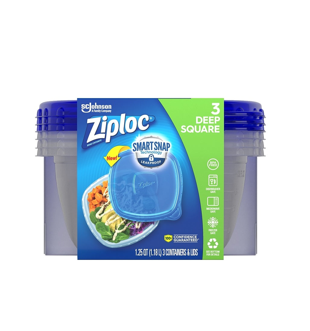 Ziploc 00831 Food Storage Container, 1.25 Quart – Toolbox Supply