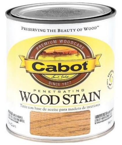 Cabot 8124 Interior Oil Wood Stain, 1 Quart, Cherry