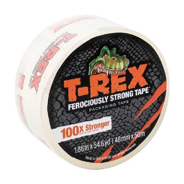 T-REX 241401 Packaging Tape, Transparent, 1.88" x 54.6 Yd