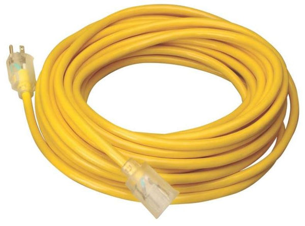 Coleman Cable 02588-00-02 Yellow Extension Cords, 50&#039;