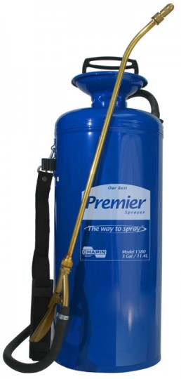 Chapin 1380 Premier Tri-poxy Steel Lawn & Garden Sprayer, 3 Gallon