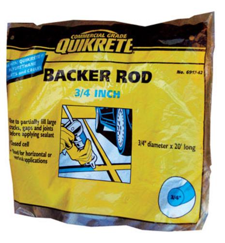 Quikrete 691742 Backer Rod, 3/4" X 20&#039;