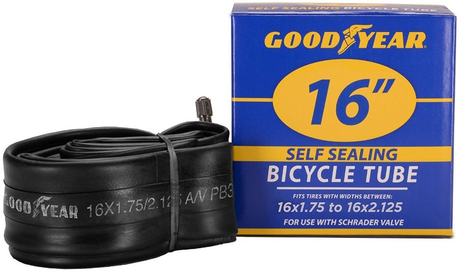 Goodyear 95201 Self-Sealing Bicycle Tube, Black