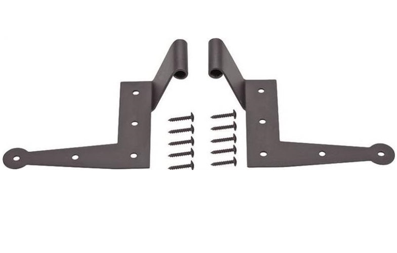 Prosource SH-S04-PS Shutter L-Hinges, Black Powder Coated
