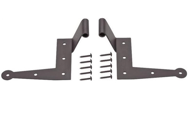 Prosource SH-S04-PS Shutter L-Hinges, Black Powder Coated