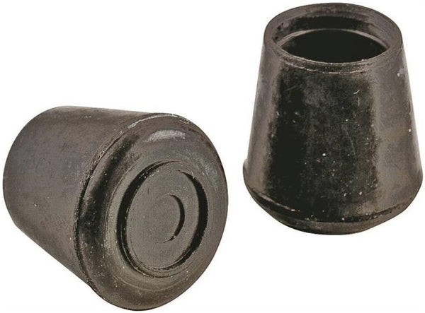 Prosource FE-50638-PS Furniture Leg Tips, 1-1/4", Black, 4/Pack