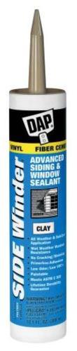 Dap 00804 Side Winder Advanced Siding and Window Sealant, Clay, 10.1 Oz