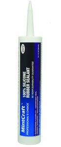 ProSource 7850800 Silicone Rubber Sealant, 10.1 Oz
