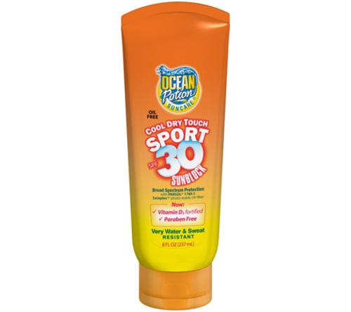 Ocean Potion 80146 Suncare Cool Dry Touch Sport Sunscreen, SPF 30, 8 Oz
