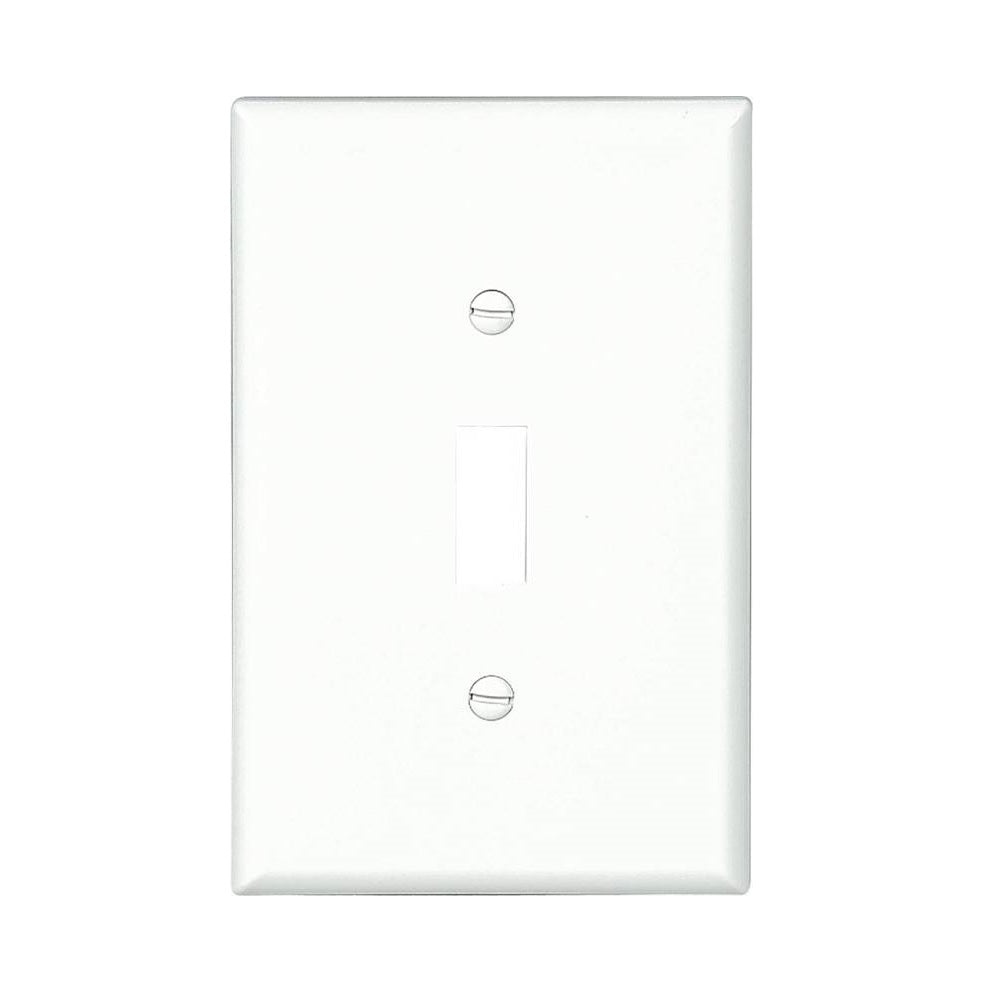 Arrow Hart PJ1W-10-L Unbreakable Wall Plate, White