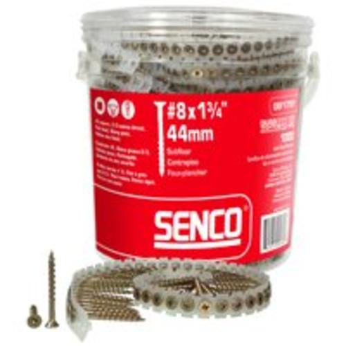 Senco 08F175Y Collated Subfloor Screw, #8x1-3/4"