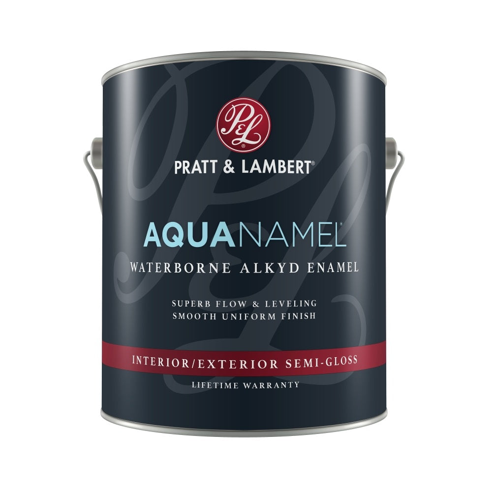 Pratt & Lambert Z0882 Aquanamel Waterborne Alkyd Enamel, 1 Gallon