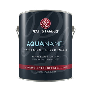 Pratt & Lambert Z0882 Aquanamel Waterborne Alkyd Enamel, 1 Gallon