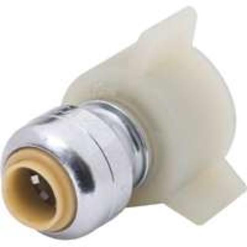 Cash Acme U3531A Push Connect Fitting 1/4" X 7/8" - Chrome Plated