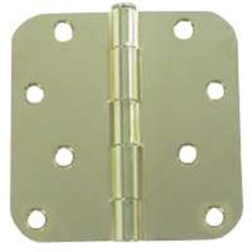 Mintcraft 20348BBX Residential Door Hinge, 4", Bright Brass
