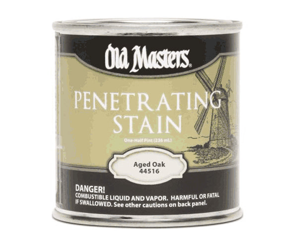Old Masters 44516 Penetrating Stain, Aged Oak, One Half Pint