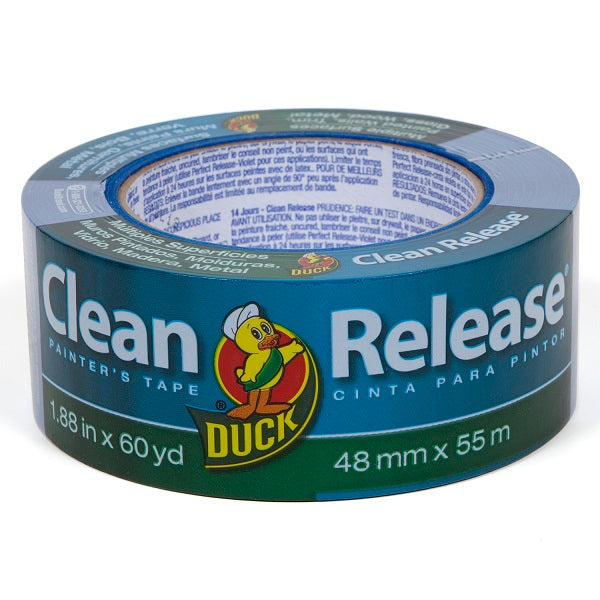 Duck 240195 Clean Release Multiple Surfaces Painter's Tape, 1.88" x 60 yd