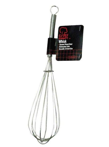 Chef Craft 26711 Stainless Steel Whisk, 10"
