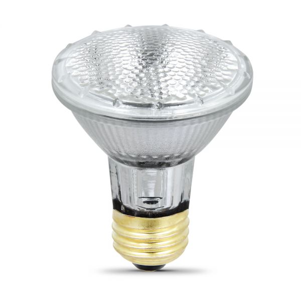 Feit Electric 38PAR20/QFL/ES Halogen Par Floodlight Bulb, 38 Watts, 120 Volt