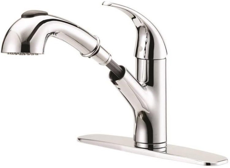 Boston Harbor FP4A4079CP Single Handle Pullout Kitchen Faucet, Chrome